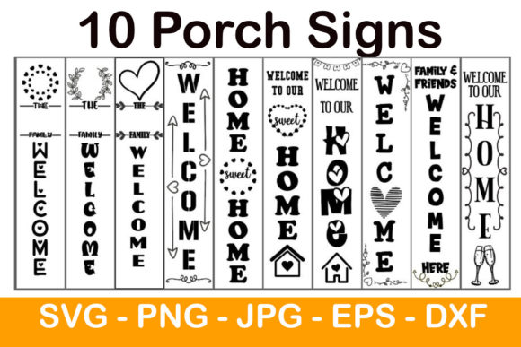 10 Welcome Porch Sign