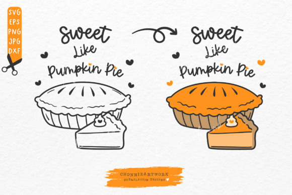 2 Sweet Like Pumpkin Pie – A Festive Graphic Design Freebie for Crafters