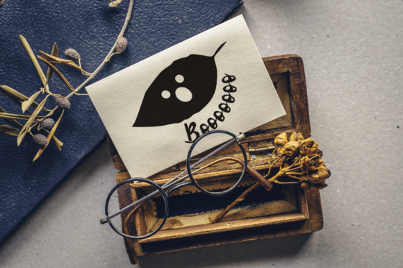 Halloween Fall - Boo Leaf: A Versatile Graphic for Crafts and Digital Products