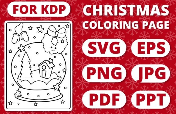 KDP Christmas Coloring Page for Kids 33 Review: A Practical Embroidery Design Insight
