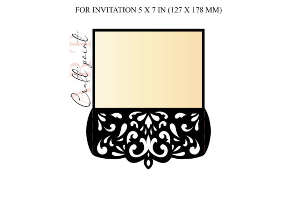 Laser Cut Pocket Envelope Template for Cards