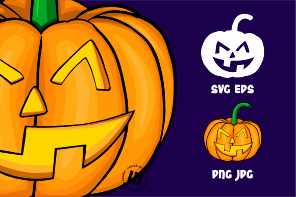 Pumpkin Face One: A Versatile Graphic Design Asset for Seasonal Branding