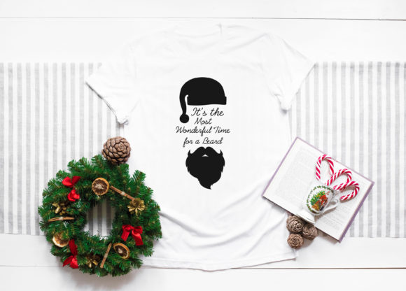 Santa’s Wonderful Beard – A Versatile Graphic Design Asset for Crafts and Content Creators