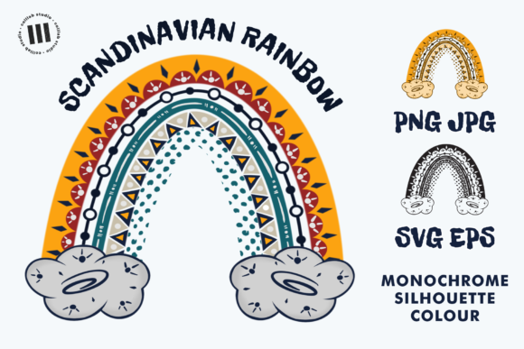Scandinavian Rainbow Two: A Designer’s Take on a Versatile Embroidery Design