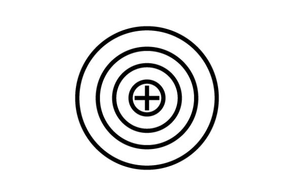 Target Line Icon: A Versatile Graphic Design Freebie for Creative Sellers