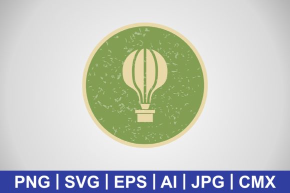 Vector Air Balloon Icon: A Versatile Graphic for Handmade Businesses