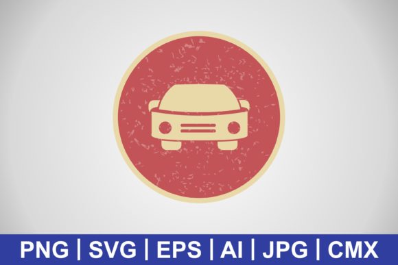 Vector Car Icon: A Versatile Graphic Design Freebie for Local Business Branding