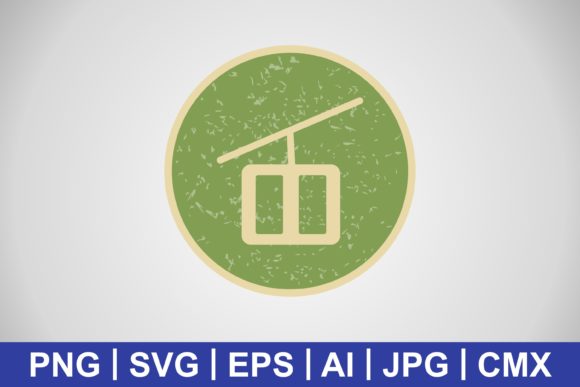 Vector Chair Lift Icon: A Versatile Freebie for Digital Product Creators