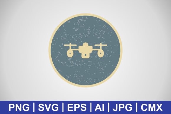 Vector Drone Icon – A Versatile Graphic Design Asset for Crafters