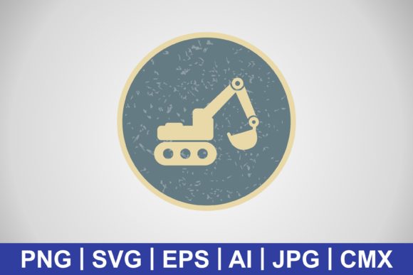 Vector Excavator Icon: A Powerful Graphic Design Asset for Bloggers and Publishers