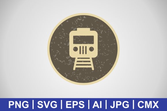 Vector Train Icon: A Versatile Graphic Design Asset for Content Creators