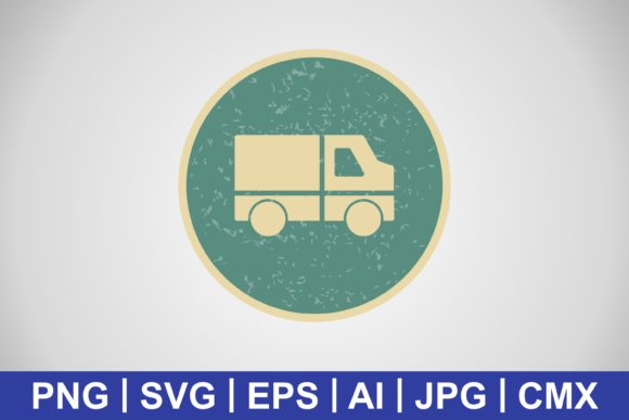 Vector Van Icon: A Versatile Graphic Design Freebie for Digital Sellers