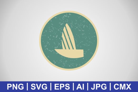 Vector Yacht Icon: A Versatile Graphic Design Asset for Modern Freebies